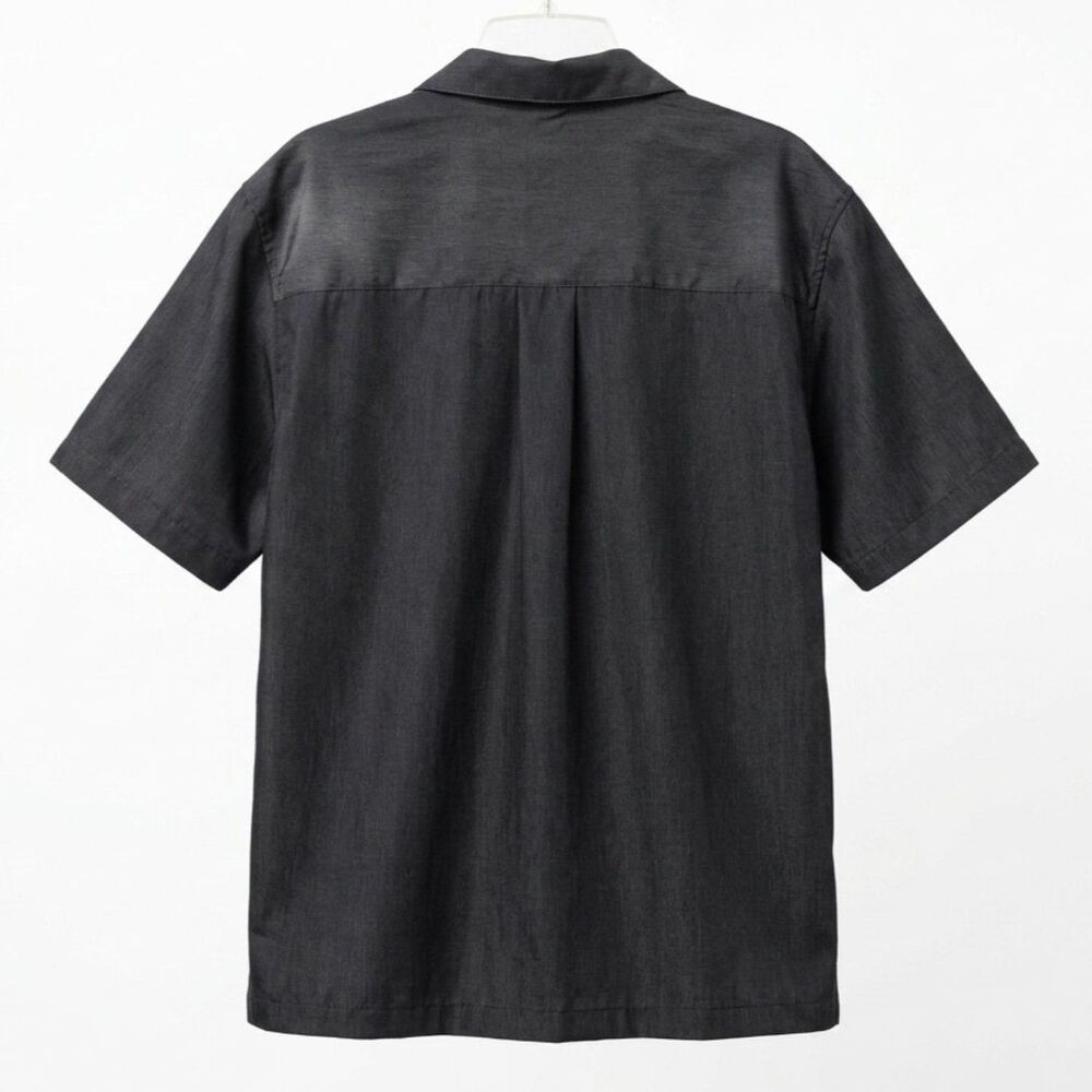 CUBAVERA Men's Havana Style Button Down Black Stripe Shirt 3X - Picture 6 of 6